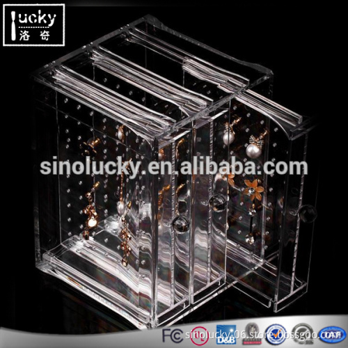 unique design 3 removeable earring display stand in one jewelry display stand